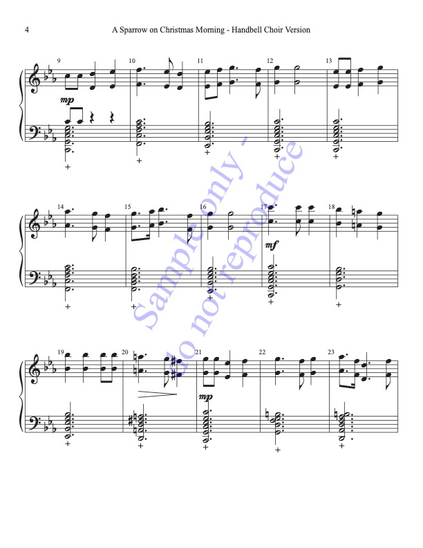 A Sparrow on Christmas Morning (3/5 octaves, Level 3+), page 2
