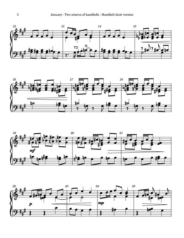 Tchaikovsky - The Seasons - January, page 2