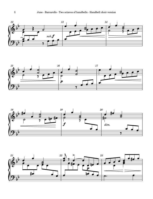 Tchaikovsky - The Seasons - June, page 2