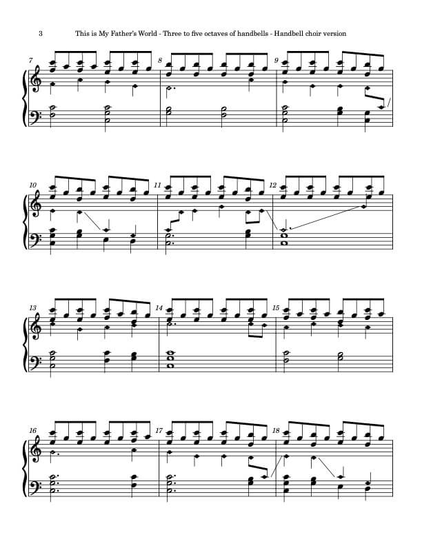 This is My Father's World (TERRA BEATA) (Handbells, 3-5 octaves, Level 3-), page 2